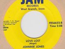 RARE TEEN 2-sider Johnnie Jones and The Swaydes – Love Lost on JAM ?? HEAR ??