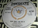 THE POETS  Baby Don't You Do It UK ORIGINAL 1966 Immediate IM 024 FREAKBEAT VG+