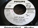? Cathy Carlson PROMO 'Hurt So Bad' NM + Cover Collectors Northern Soul 45 HEAR