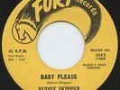 Hear - Rare R&B/Soul 45 - Buddy Skipper - Baby Please - Fury Records # 1062 - M-