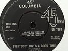 MAJOR LANCE  EVERYBODY LOVES A GOOD TIME   UK COLUMBIA