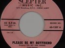 SHIRELLES: Please Be My Boyfriend / I Saw A Teer SOUL Scepter ORIG 45 VG++ Hear