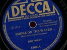RED FOLEY. SMOKE ON THE WATER/BLUE STAR SHINING BRIGHT. 78.