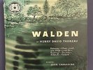 Vintage 1958 Walden Henry David Thoreau Talking Book Audio Book 16 2/3 RPM