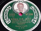 Ethnic Congo Franco OK Jazz Loningisa 158 Bana OK Jazz & Maska Nzenze 10’’ 78rpm