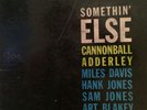 CANNONBALL ADDERLEY Somethin’ Else LP BLUE NOTE 1595 47 W 63rd Miles Davis RVG 