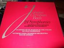 MARRINER/ZINMAN : JC BACH 24 SYMPHONIES 5LP BOX 1982 PHILIPS 6768336 NL