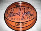 PEARL JAM - Ten - Rare Orig Basketball Picture Disc Autographed Signed COA LP
