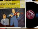 David Oistrakh Lev Oborin SAL 3419 835 153 AY Beethoven Violin Sonatas 9 & 4 NM
