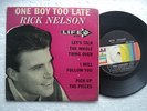 Ricky Nelson - One Boy too late - Rare Malaysia only EP