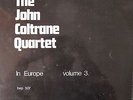 THE JOHN COLTRANE QUARTET IN EUROPE, RARE VOL 3, BEP 507, BG++/EX