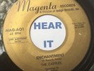 Incredible Surf Exotica 45 THE CASTILES Enchantment /Ecstasy MAGENTA rare HEAR