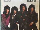 Kiss Lick It Up Album Record Vinyl LP 1983 With Insert