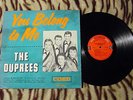 THE DUPREES YOU BELONG TO ME RARE 1962 1ST PRESSING MONO  COED LPC-905 DOO WOP