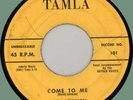MARV JOHNSON w/ Rayber Voices Come to Me / Whisper 45rpm Tamla 1959 no address