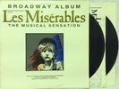 LES MISERABLES - Cast Recording Soundtrack 2LP Musical LP Vinyl Record