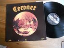 LP CORONER R.I.P ON NOISE INTERNATIONAL GEMA PRESS EXC++