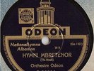 Rare 78 rpm Ethnic Record Odeon: Albanian National Anthem
