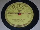 78 rpm - Sun 281- Jerry Lee Lewis - Great Balls Of Fire early rock, doo wop, r&b