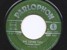 THE BEATLES: SHE LOVES YOU + I'LL GET YOU (PARLOPHON ITALY 7