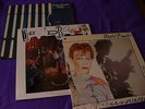 Vintage Vinyl 3 LPs David Bowie Scary Monsters  Never Let Me Down  Stage