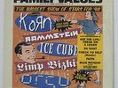 Family Values Tour '98 - 2LP 1998 Yellow Vinyl Korn Ice Cube LIMP BIZKIT PRIMUS