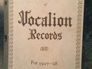 VOCALION Record Catalog RACE, HILLBILLY, JAZZ, POP 1927-28 original 160p 78 rpm