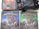 MOTÖRHEAD-4LPs THE WÖRLD IS OURS VOL.1 +messenger bag +pass +back drop - RARITÄT