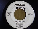 Tommy Burk and The Counts MEMPHIS GARAGE She Told A Lie / You Took My Heart RARE