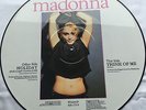Madonna -12 inch, picture disc,Holiday/thinkof me.  Excellent condition