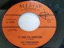 RARE Doo Wop 45 THE PERFORMERS Allstar #714 Give Me Your Heart VG++ L K