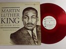 MARTIN LUTHER KING At Zion Hill LP Pica Rec DTL-831 VG+ RED VINYL RARE SPEECH 0H