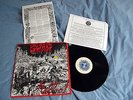 GWAR - Hell-O - RARE 1988 USA Vinyl LP + 2 INSERTS SHIMMY DISC 010 EX+