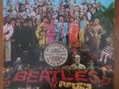 Beatles / SGT peppers Japan odeon issue LP red vinyl w/cut out, inner