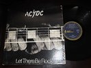 AC/DC Let There Be Rock 1st Press Albert Production Vinyl LP Record Blue Roo OOP