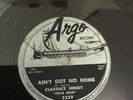 78 RPM  Clarence Frogman Henry ARGO 5259 Ain't Got No Home