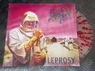 Death 'Leprosy' LTD 2007 GF Re-LP Clear/Red Splatter Color Vinyl Rare 500cop NM