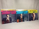 RARE 45 RECORD SET of 3 - THE FABULOUS JOHNNY CASH Columbia Records HI-FI