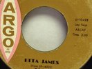 5380 Etta James At Last 45 Record Argo Label 1960