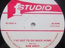 Bob Andy GO BACK HOME / Doreen Schaffer TRY A LITTLE SMILE Studio One 12