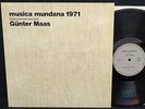 Günter Maas LP Musica Mundana 1971 Private Press Kraut Experimental Psych 1971