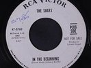 SAGES: In The Beginning / I'm Not Going To Cry 45 (dj, sm wol) Rock & Pop