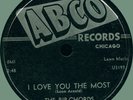 RIP-CHORDS I Love You the Most / Razzle Dazzle 78rpm Abco 1956 Chicago doo-wop