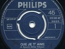 45t Grèce johnny hallyday label Bleu