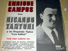 ENRIQUE CAMPOS CON RICARDO TANTURI POR ESO CANTO YO tango ARGENTINA LP
