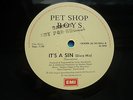 Pet Shop Boys - It's a sin - RARE ZIMBABWE 12
