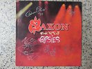 SAXON - ROCK N' ROLL GYPSIES. SIGNED UK LP RECORD. ROADRUNNER 9416 1
