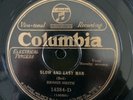 Columbia 14384D BESSIE SMITH w band SLOW & EASY MAN1928 78 rpm E+