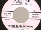 SHIRELLES: Please Be My Boyfriend/ I Saw A Tear girl group soul 45 on Scepter