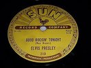 78 RPM Elvis Presley SUN 210 Good Rockin' Tonight super collectible clean EXC